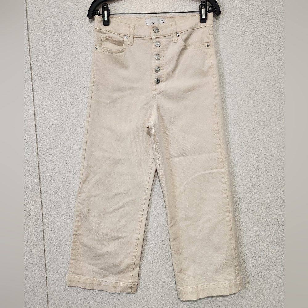 Sam Edelman Codie High Rise Wide Leg Ankle Jeans 28/6